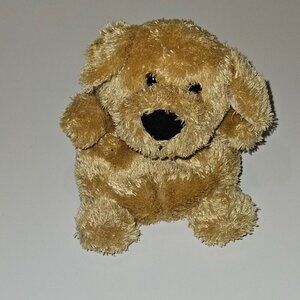 Russ Luvvies Barb Tan Puppy Dog Plush Small 4" Bean Bag Stuffed Golden Retriever